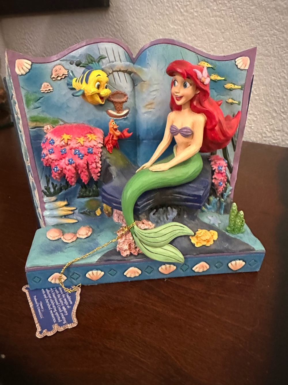 Jim Shore A Mermaid’s Tale -The Storybook 6014323 New Disney